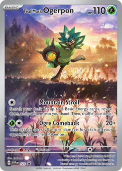 Teal Mask Ogerpon #123 Teal Mask Ogerpon - Scarlet & Violet Black Star Promos - #123 - Pokemon TCG card
