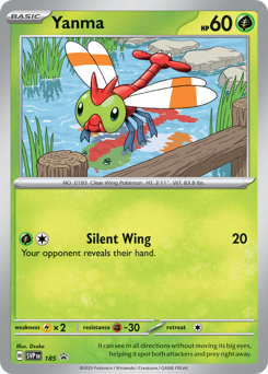 Yanma - Scarlet & Violet Black Star Promos - #185 - Pokemon TCG card