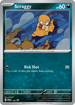 Scraggy - Scarlet & Violet Black Star Promos - #186 - Pokemon TCG card