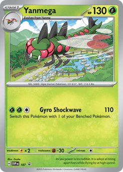 Yanmega - Scarlet & Violet Black Star Promos - #187 - Pokemon TCG card