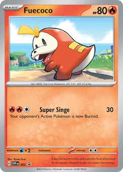 Fuecoco - Scarlet & Violet Black Star Promos - #2 - Pokemon TCG card