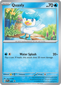Quaxly #3 Quaxly - Scarlet & Violet Black Star Promos - #3 - Pokemon TCG card