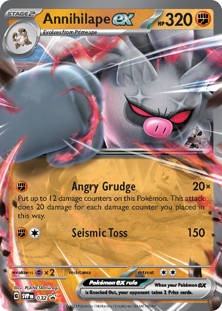 Annihilape ex - Scarlet & Violet Black Star Promos - #32 - Pokemon TCG card