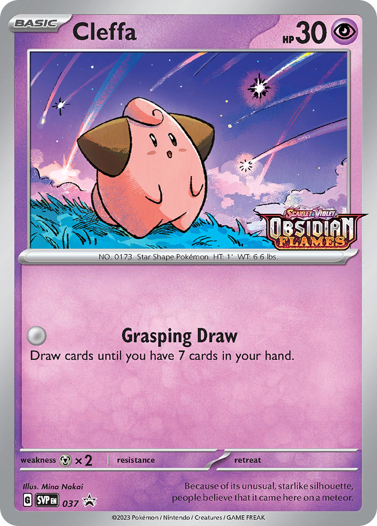 Cleffa - Scarlet & Violet Black Star Promos - #37 - Pokemon TCG card