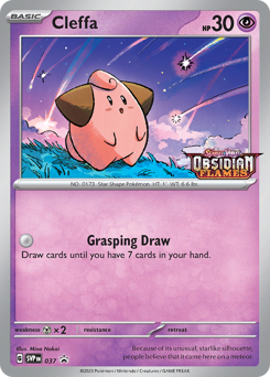 Cleffa - Scarlet & Violet Black Star Promos - #37 - Pokemon TCG card