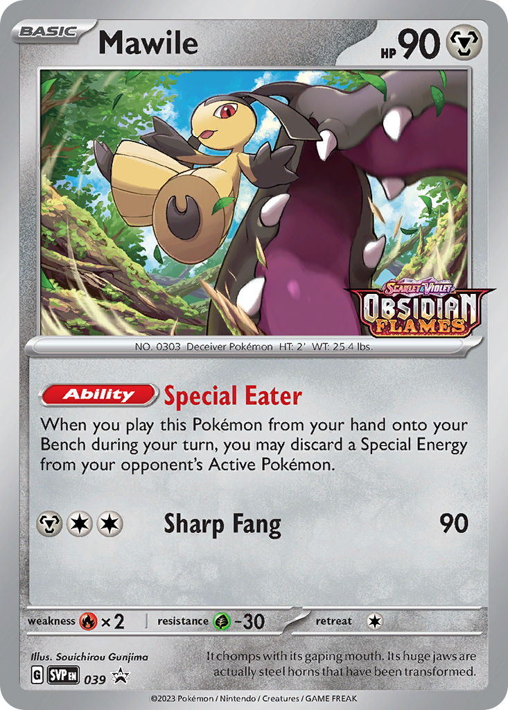 Mawile - Scarlet & Violet Black Star Promos - #39 - Pokemon TCG card