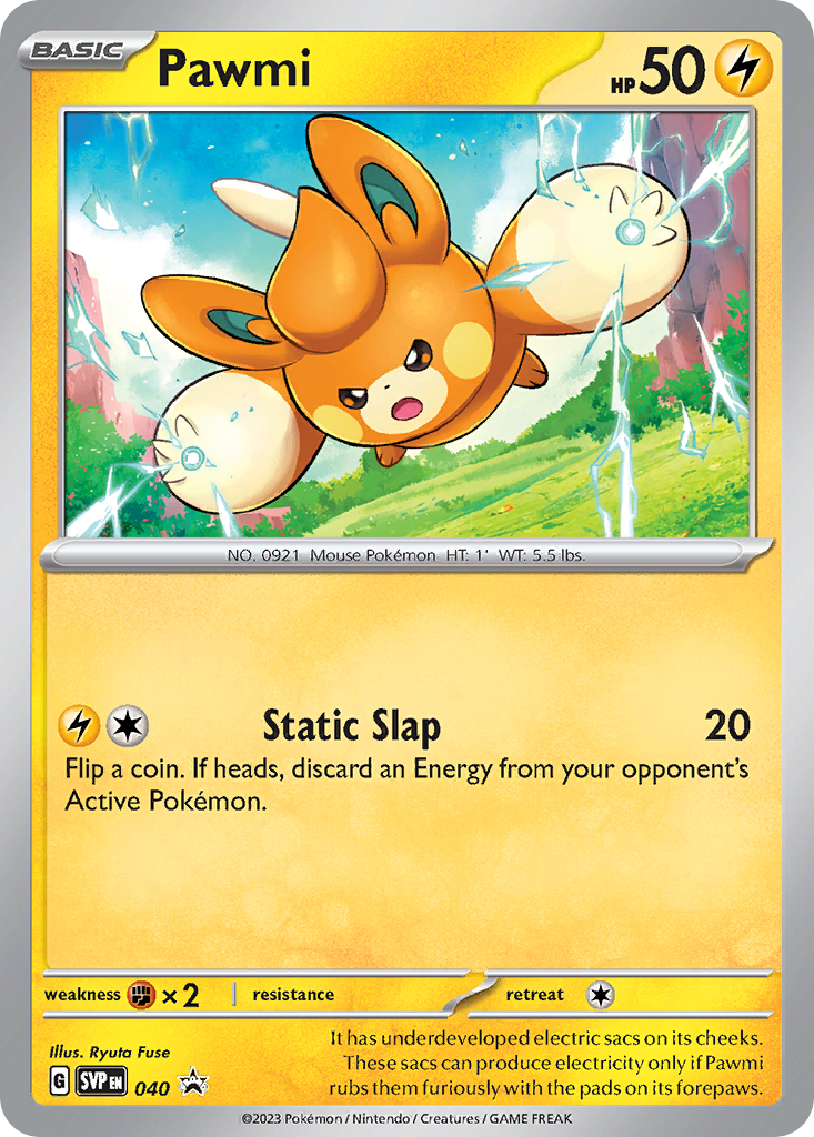 Pawmi - Scarlet & Violet Black Star Promos - #40 - Pokemon TCG card