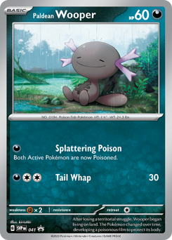 Paldean Wooper #41 Paldean Wooper - Scarlet & Violet Black Star Promos - #41 - Pokemon TCG card