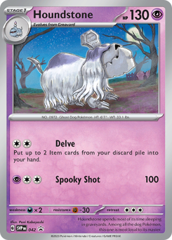 Houndstone - Scarlet & Violet Black Star Promos - #42 - Pokemon TCG card