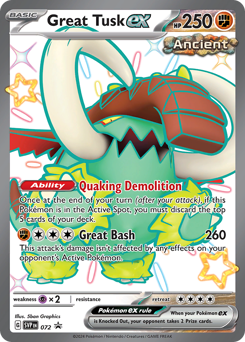 Great Tusk ex #72 Great Tusk ex - Scarlet & Violet Black Star Promos - #72 - Pokemon TCG card