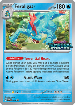 Feraligatr #89 Feraligatr - Scarlet & Violet Black Star Promos - #89 - Pokemon TCG card