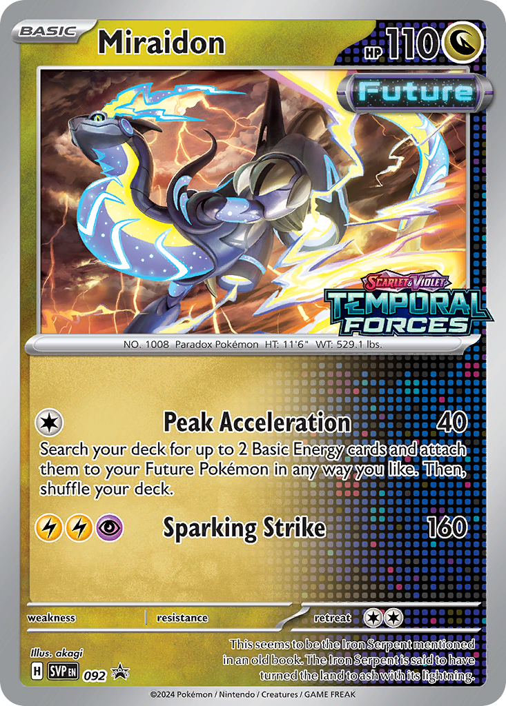 Miraidon - Scarlet & Violet Black Star Promos - #92 - Pokemon TCG card
