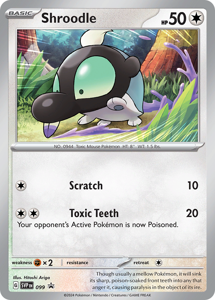 Shroodle - Scarlet & Violet Black Star Promos - #99 - Pokemon TCG card