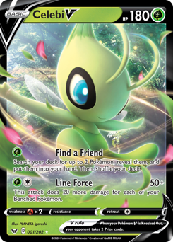 Celebi V - Sword & Shield - #1 - Pokemon TCG card