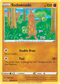 Sudowoodo - Sword & Shield - #100 - Pokemon TCG card