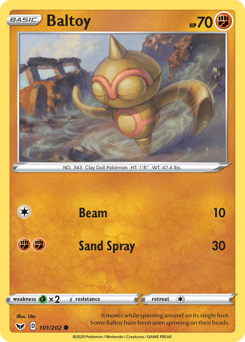Baltoy - Sword & Shield - #101 - Pokemon TCG card