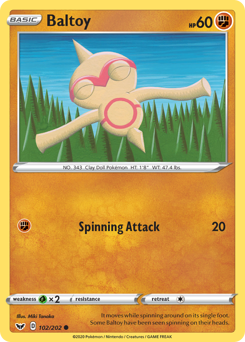 Baltoy - Sword & Shield - #102 - Pokemon TCG card
