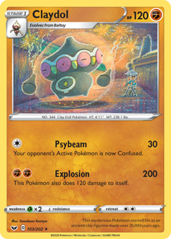Claydol - Sword & Shield - #103 - Pokemon TCG card
