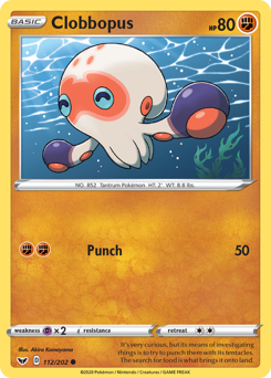 Clobbopus - Sword & Shield - #112 - Pokemon TCG card