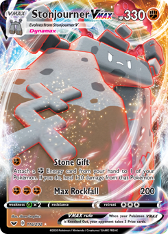 Stonjourner VMAX - Sword & Shield - #116 - Pokemon TCG card