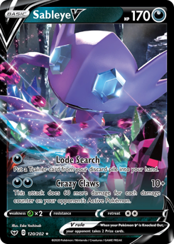 Sableye V - Sword & Shield - #120 - Pokemon TCG card