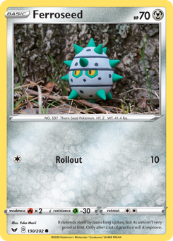 Ferroseed - Sword & Shield - #130 - Pokemon TCG card