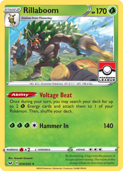 Rillaboom - Sword & Shield - #14 - Pokemon TCG card
