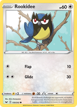 Rookidee - Sword & Shield - #150 - Pokemon TCG card