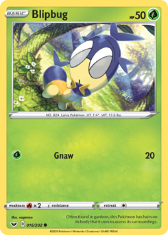 Blipbug - Sword & Shield - #16 - Pokemon TCG card