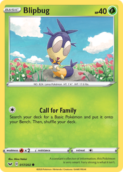 Blipbug #17 Blipbug - Sword & Shield - #17 - Pokemon TCG card