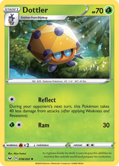 Dottler - Sword & Shield - #18 - Pokemon TCG card