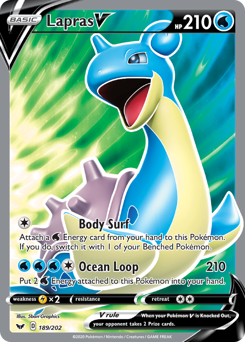 Lapras V #189 Lapras V - Sword & Shield - #189 - Pokemon TCG card