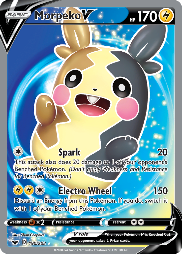 Morpeko V - Sword & Shield - #190 - Pokemon TCG card