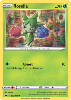 Roselia #2 Roselia - Sword & Shield - #2 - Pokemon TCG card