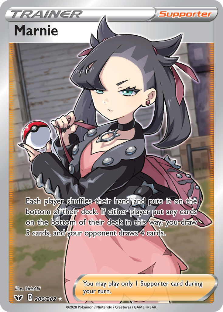 Marnie - Sword & Shield - #200 - Pokemon TCG card