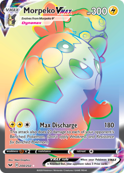 Morpeko VMAX - Sword & Shield - #204 - Pokemon TCG card