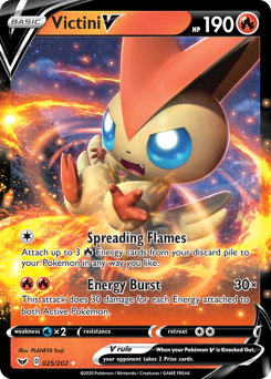 Victini V - Sword & Shield - #25 - Pokemon TCG card