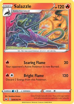 Salazzle #28 Salazzle - Sword & Shield - #28 - Pokemon TCG card