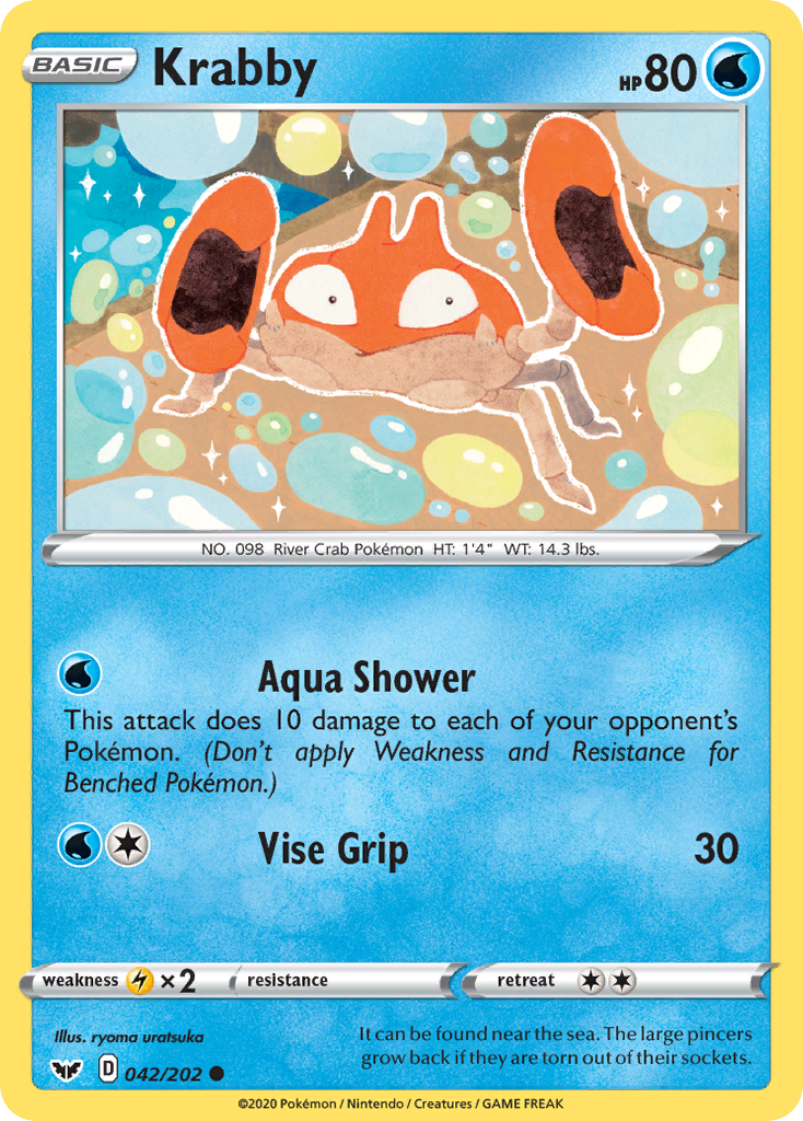 Krabby - Sword & Shield - #42 - Pokemon TCG card