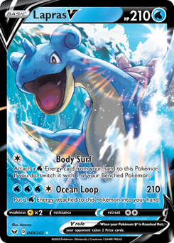 Lapras V #49 Lapras V - Sword & Shield - #49 - Pokemon TCG card