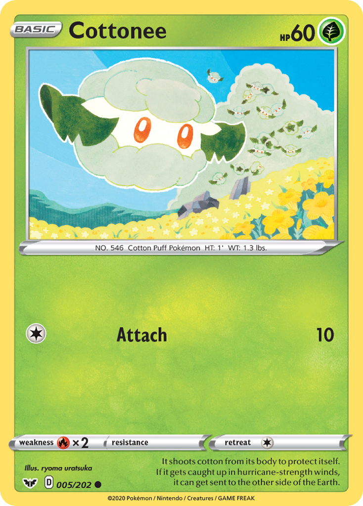 Cottonee - Sword & Shield - #5 - Pokemon TCG card