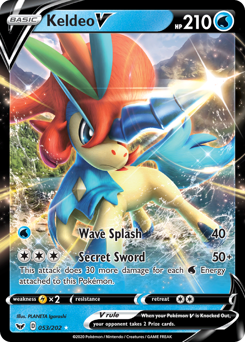 Keldeo V - Sword & Shield - #53 - Pokemon TCG card