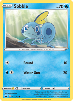 Sobble - Sword & Shield - #55 - Pokemon TCG card