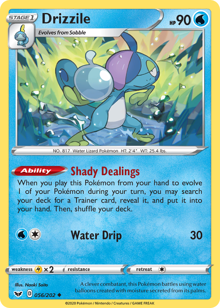 Drizzile - Sword & Shield - #56 - Pokemon TCG card