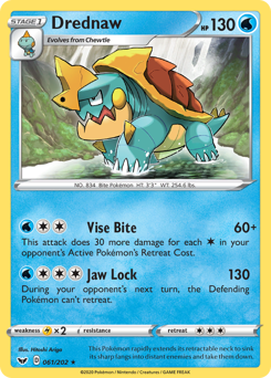 Drednaw - Sword & Shield - #61 - Pokemon TCG card