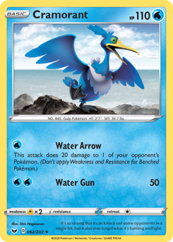 Cramorant - Sword & Shield - #62 - Pokemon TCG card