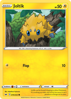 Joltik - Sword & Shield - #70 - Pokemon TCG card