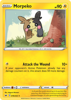 Morpeko - Sword & Shield - #78 - Pokemon TCG card