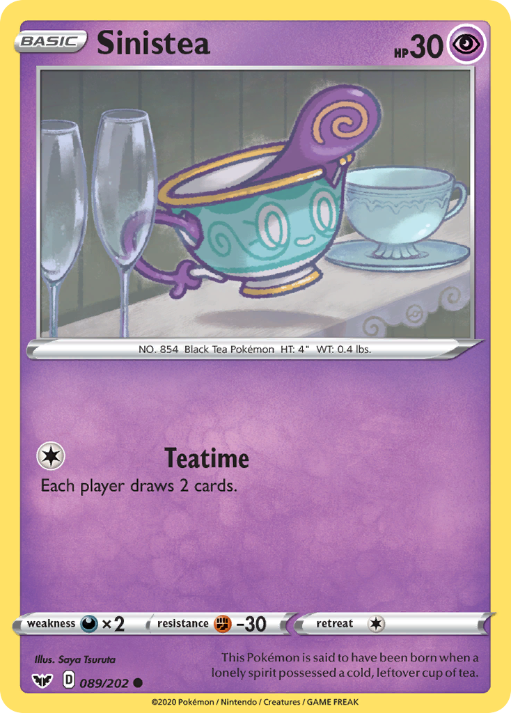 Sinistea - Sword & Shield - #89 - Pokemon TCG card