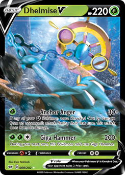 Dhelmise V - Sword & Shield - #9 - Pokemon TCG card